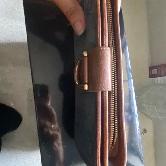 Gucci jean GG logo wallet/clutch added non Gucci chain . Long wallet - Picture 11 of 15